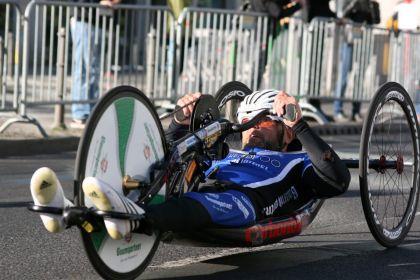 Walter Ablinger holte beim BMW Berlin Marathon den dritten Platz (MH3)
