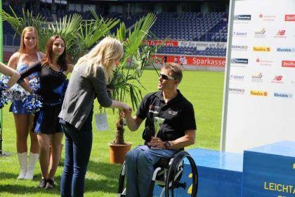 Uli Freitag bei der Siegerehrung