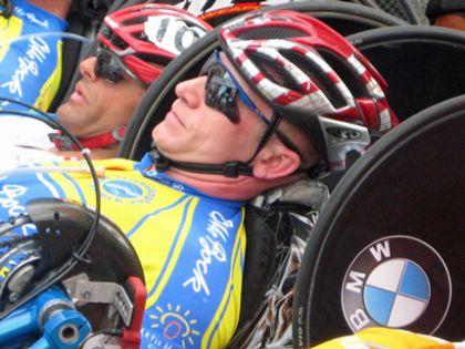 Team Manager Torsten Purschke vom Otto Bock Team konzentriert am Start